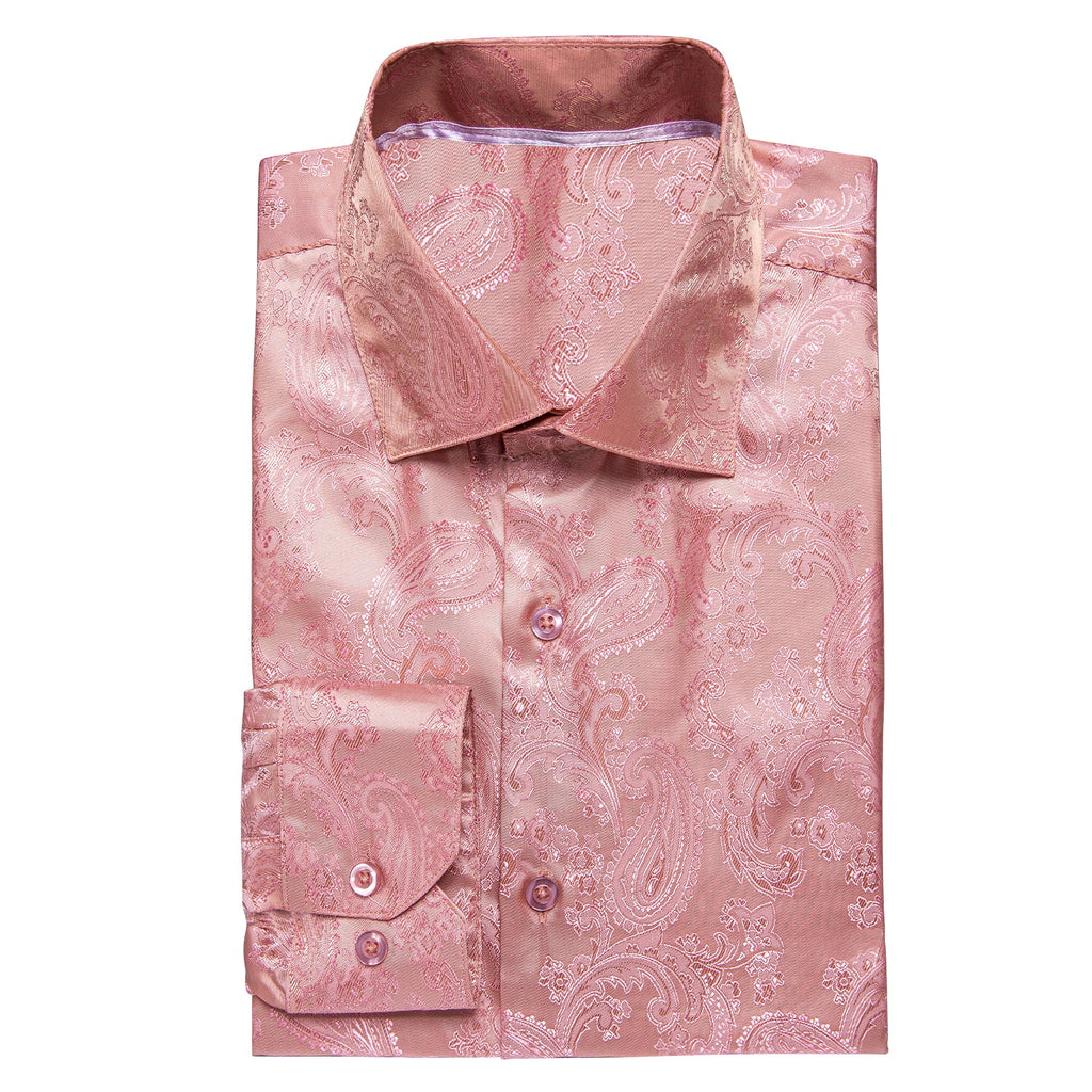 GentCrest Pink Paisley Shirt - Image 4