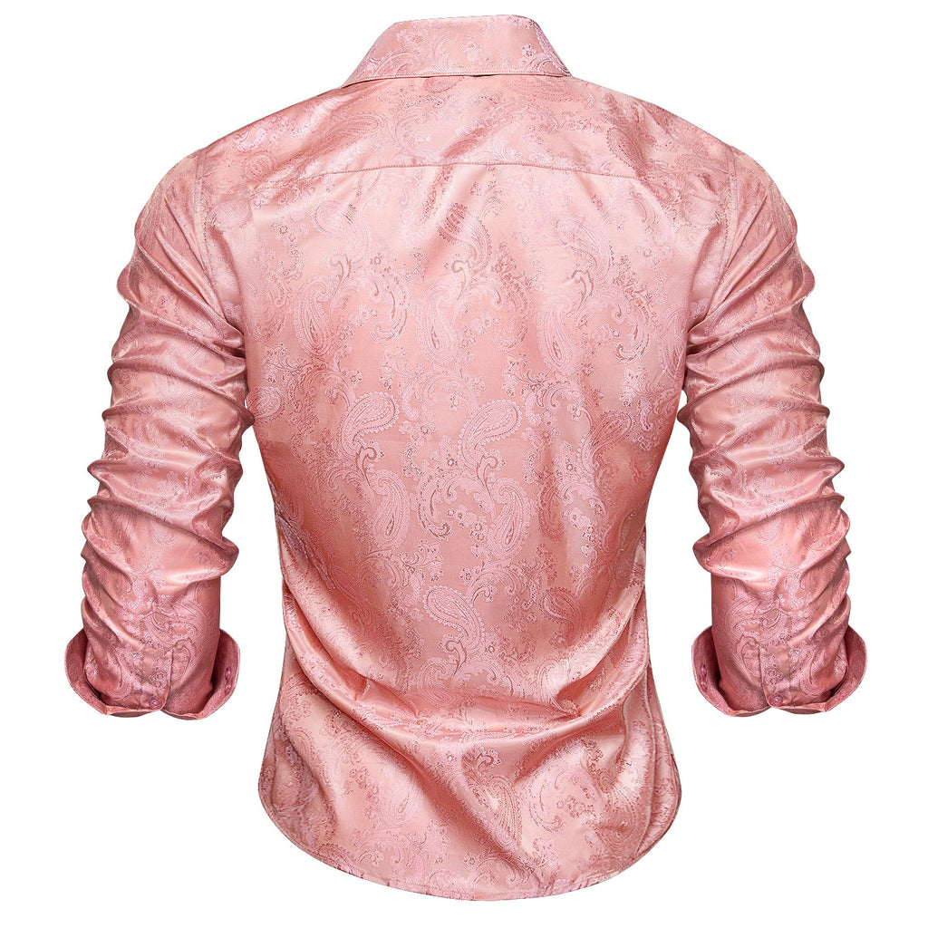 GentCrest Pink Paisley Shirt - Image 2