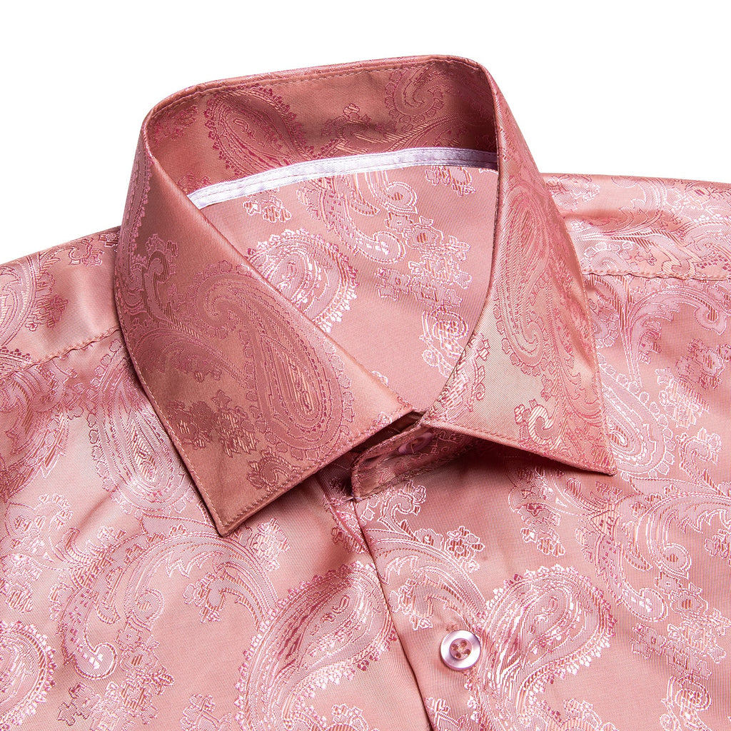GentCrest Pink Paisley Shirt - Image 3