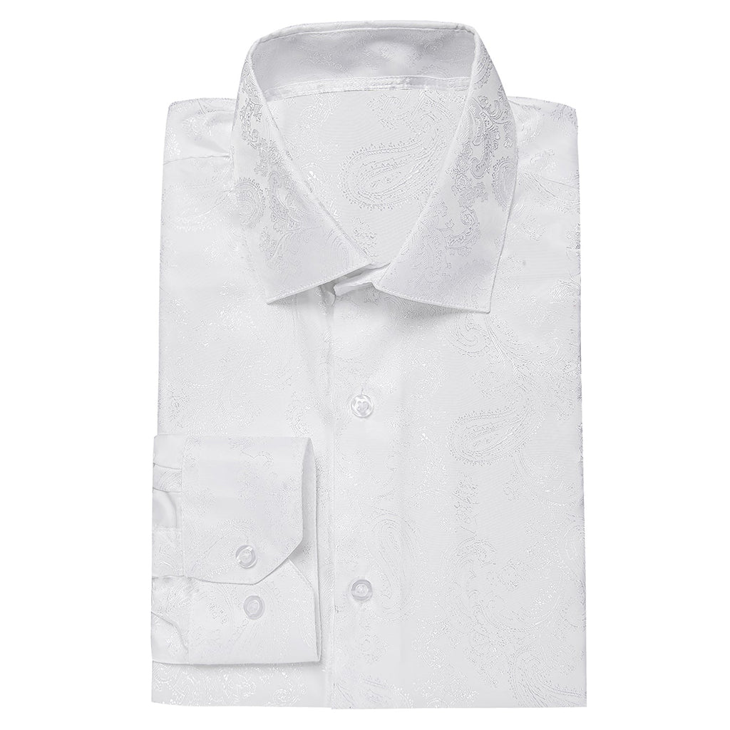 GentCrest White Paisley Shirt - Image 1