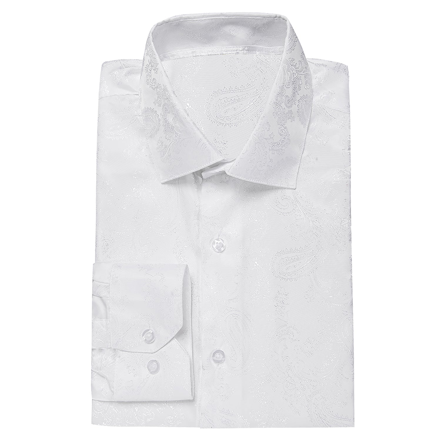 GentCrest White Paisley Shirt - Image 1