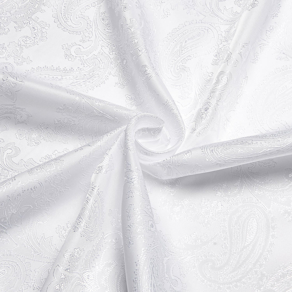 White Paisley Dress Shirt - GentCrest - View 6