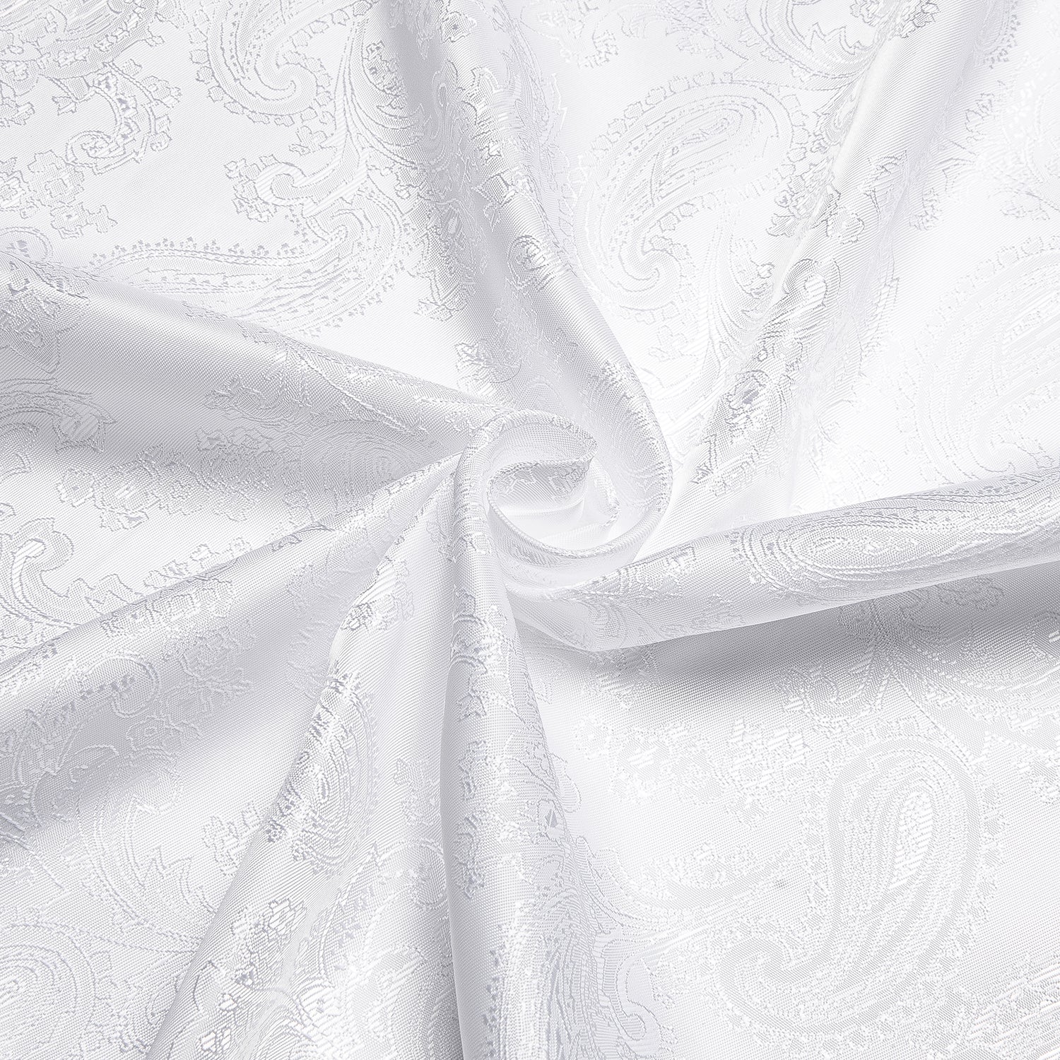 White Paisley Dress Shirt - GentCrest - View 6