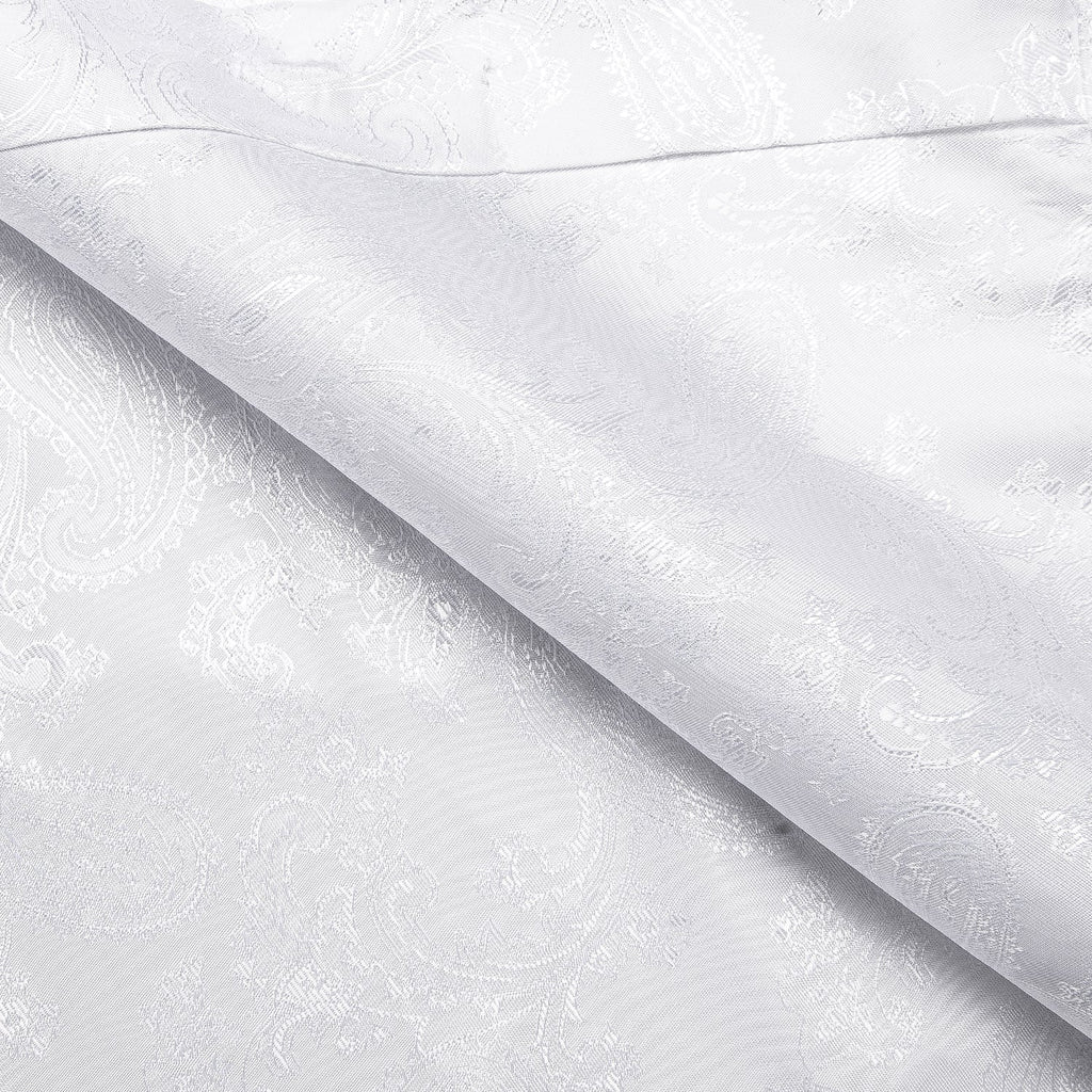 White Paisley Dress Shirt - GentCrest - View 7