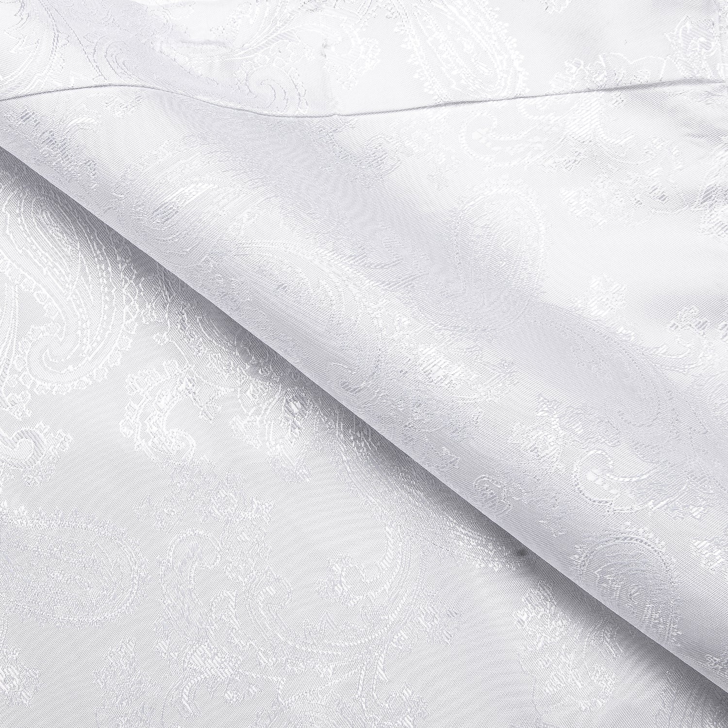 White Paisley Dress Shirt - GentCrest - View 7