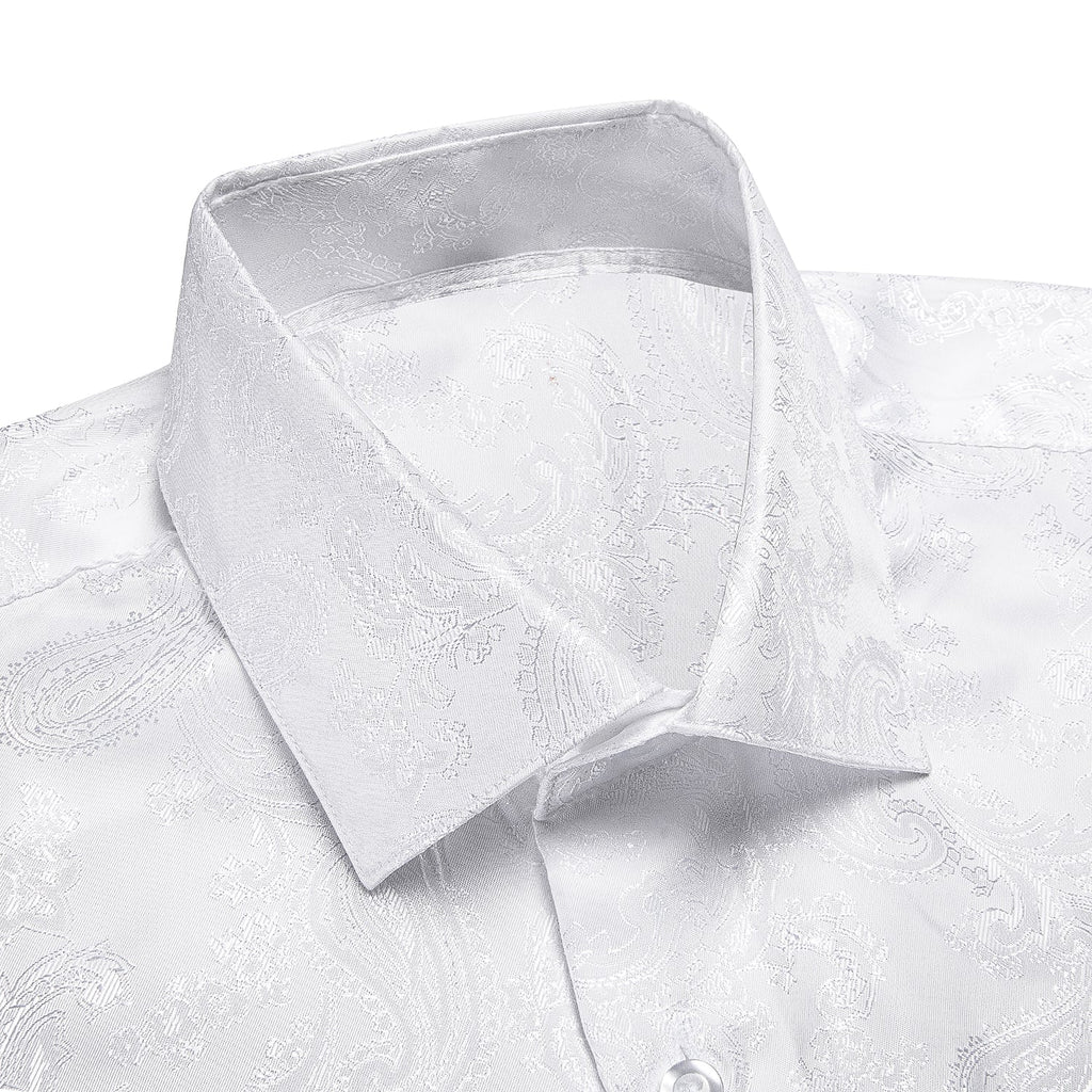 GentCrest White Paisley Shirt - Image 3