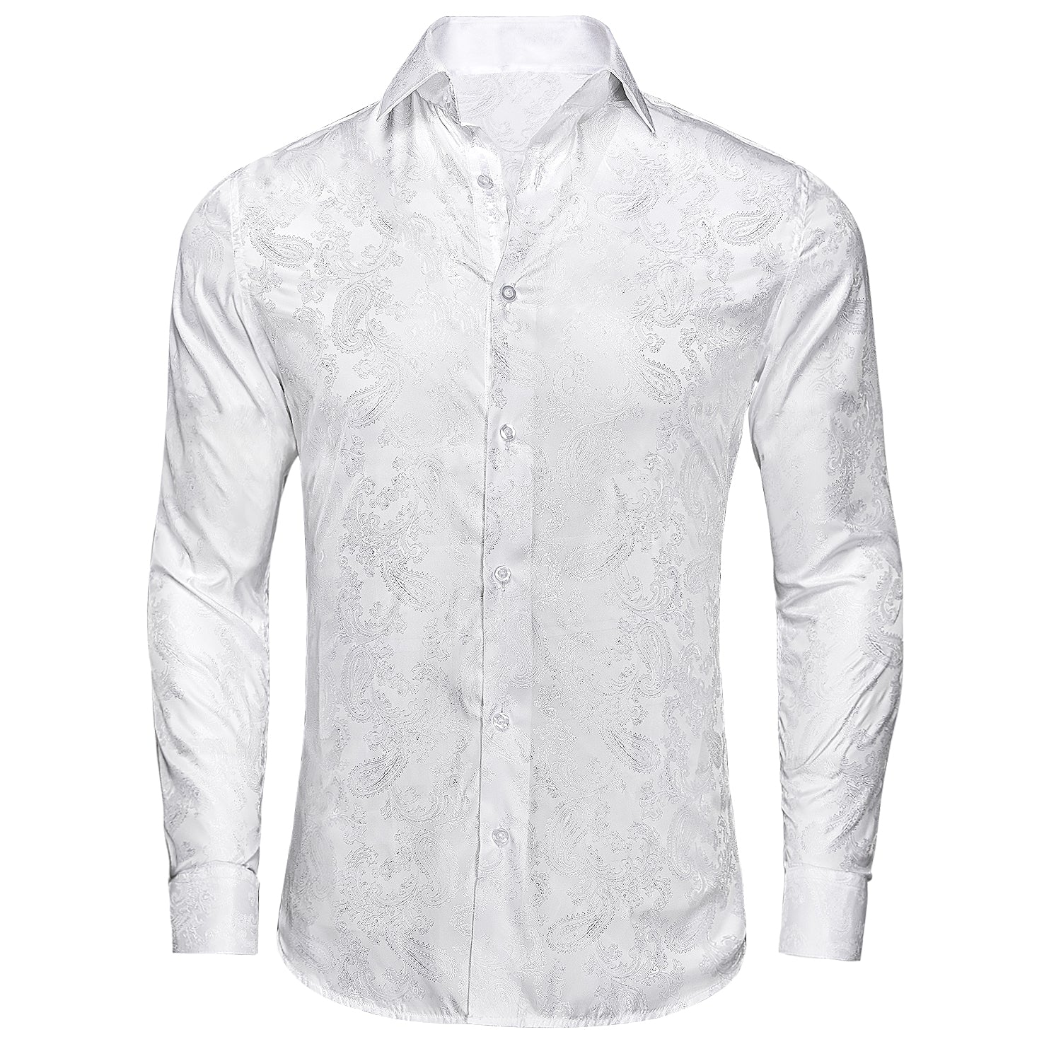 GentCrest White Paisley Shirt - Image 2