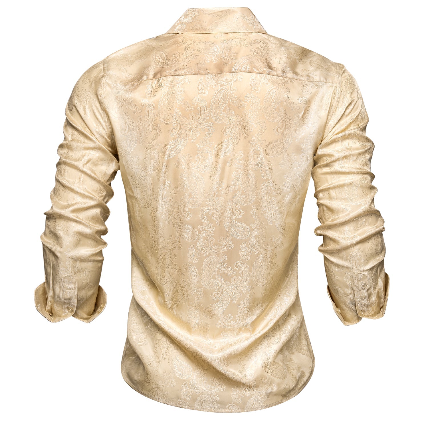 GentCrest Khaki Paisley Shirt - Image 5