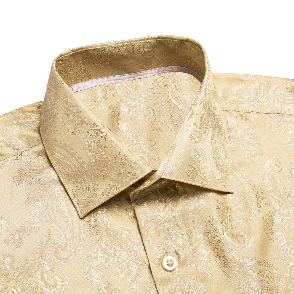 GentCrest Khaki Paisley Shirt - Image 2