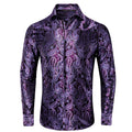 Purple Paisley Luxury Dress Shirt - GentCrest