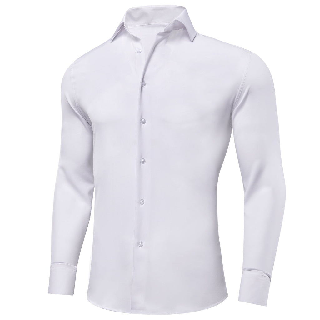 GentCrest White Solid Shirt - Image 2