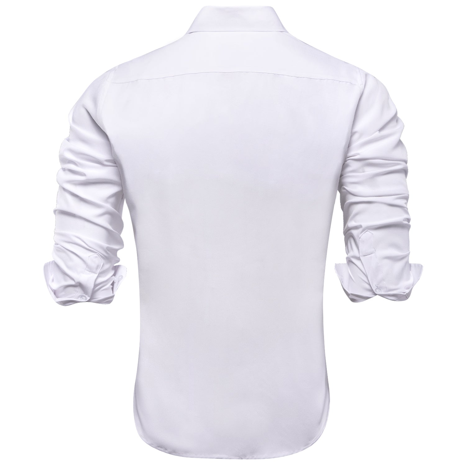 GentCrest White Solid Shirt - Image 7