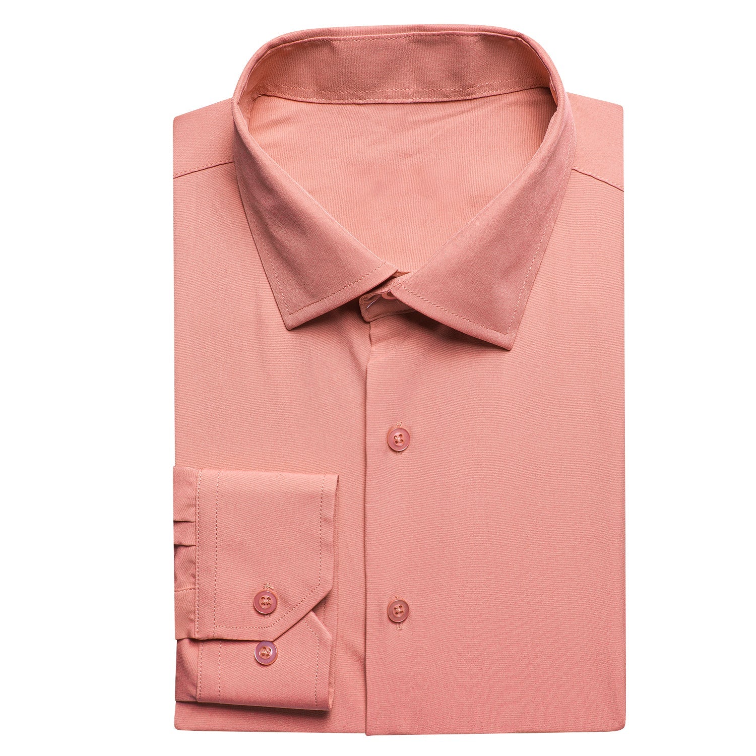 GentCrest Pink Solid Shirt - Image 3