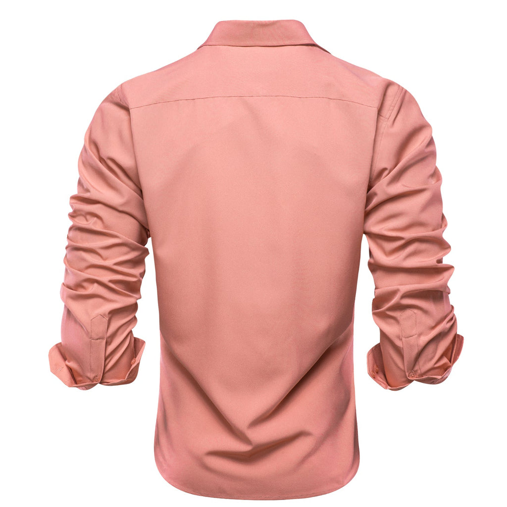 GentCrest Pink Solid Shirt - Image 2