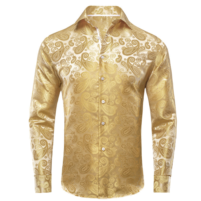 Yellow Paisley Dress Shirt - GentCrest