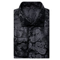 GentCrest Black Paisley Shirt - Image 1