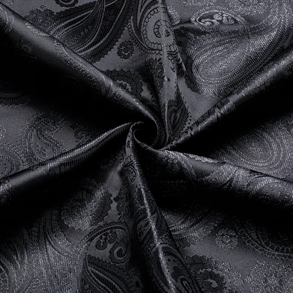 GentCrest Black Paisley Shirt - Image 5