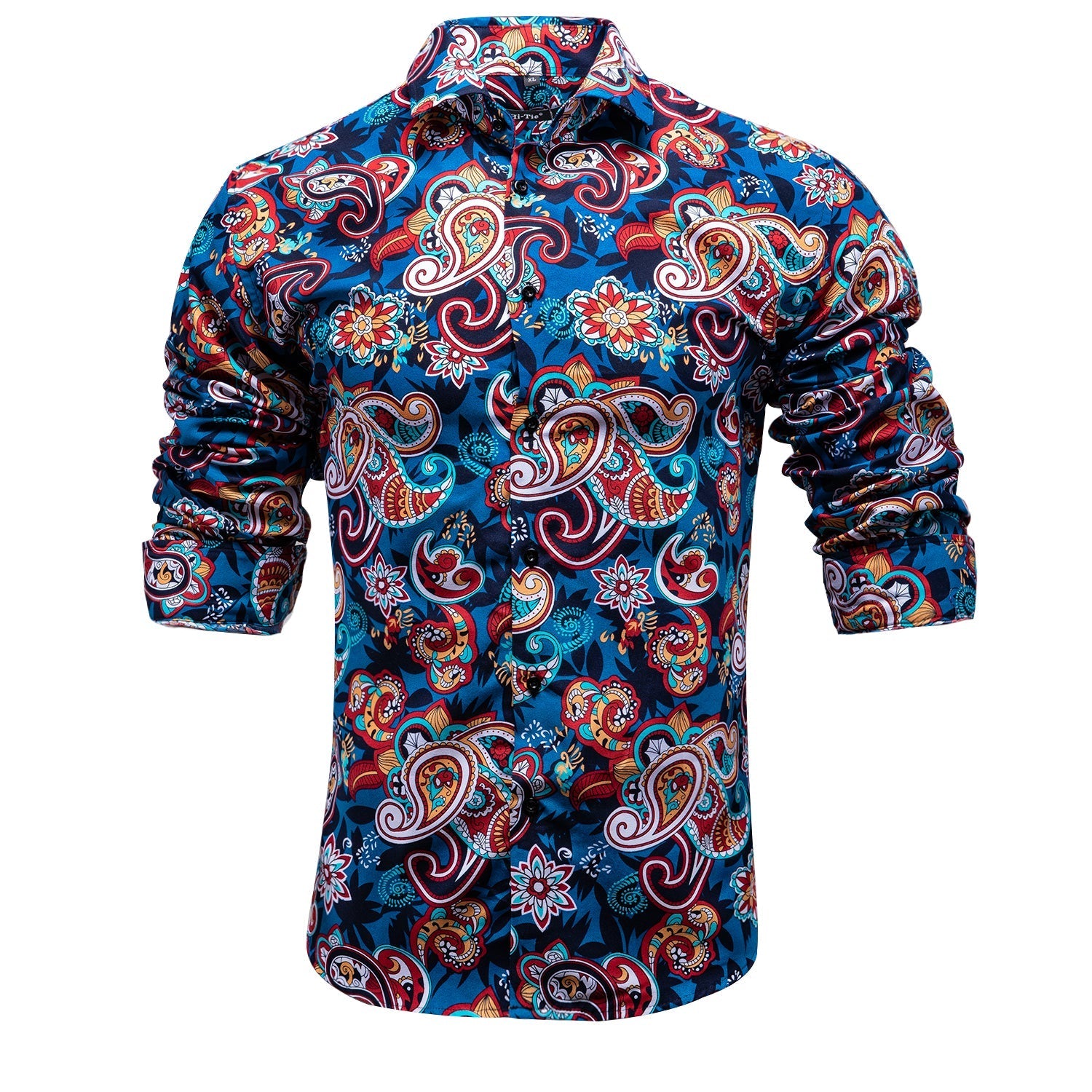 Hawaiian Paisley Dress Shirt - GentCrest - View 2