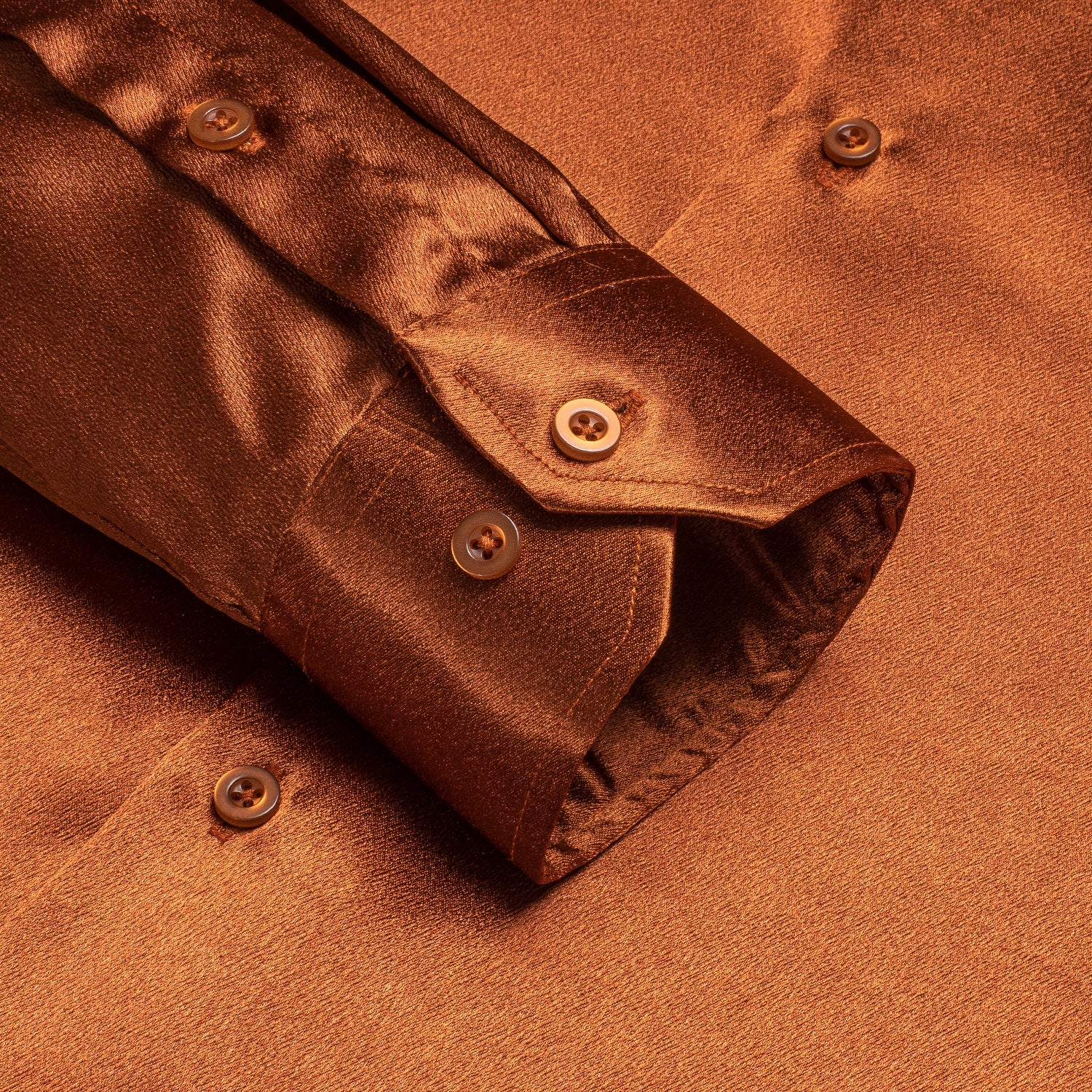 GentCrest Orange Solid Shirt - Image 4