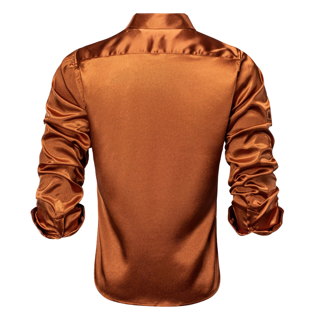 GentCrest Orange Solid Shirt - Image 2