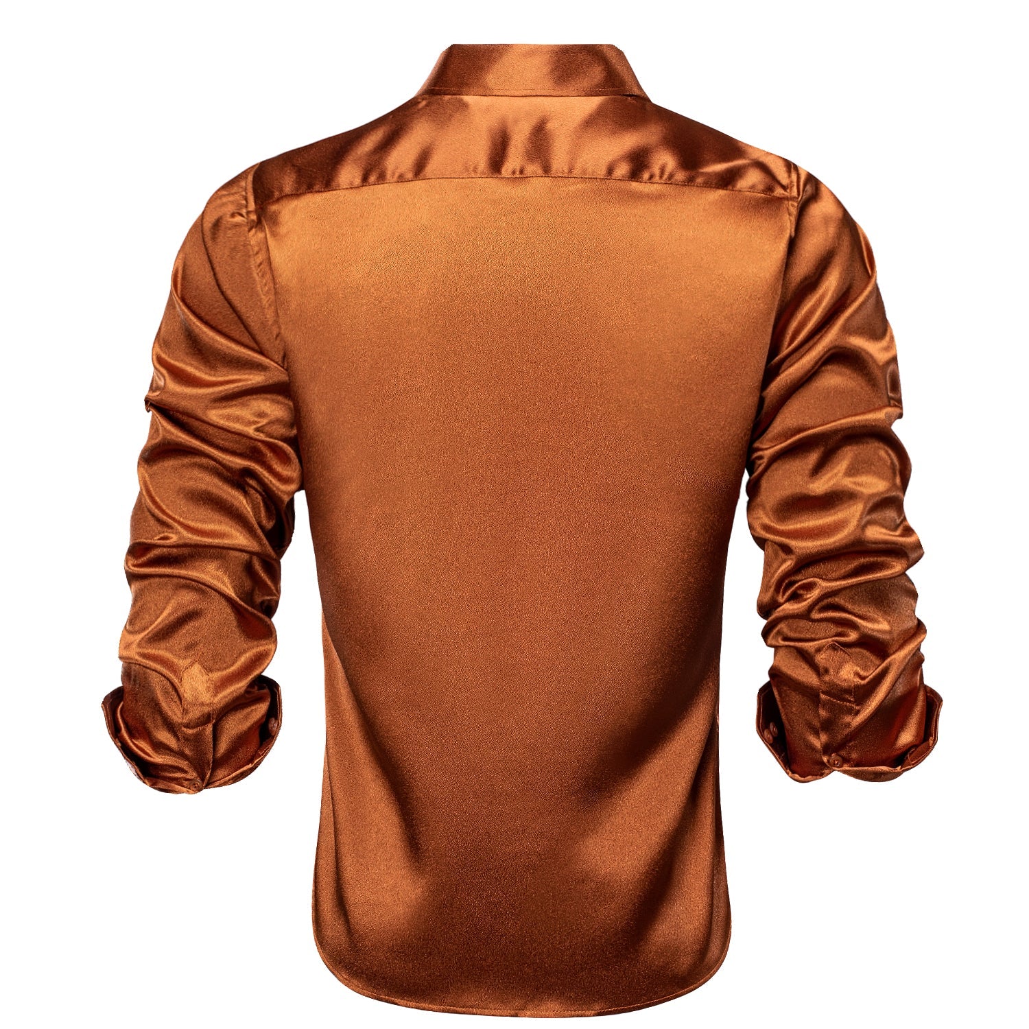 GentCrest Orange Solid Shirt - Image 2