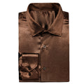 GentCrest Brown Solid Shirt - Image 1
