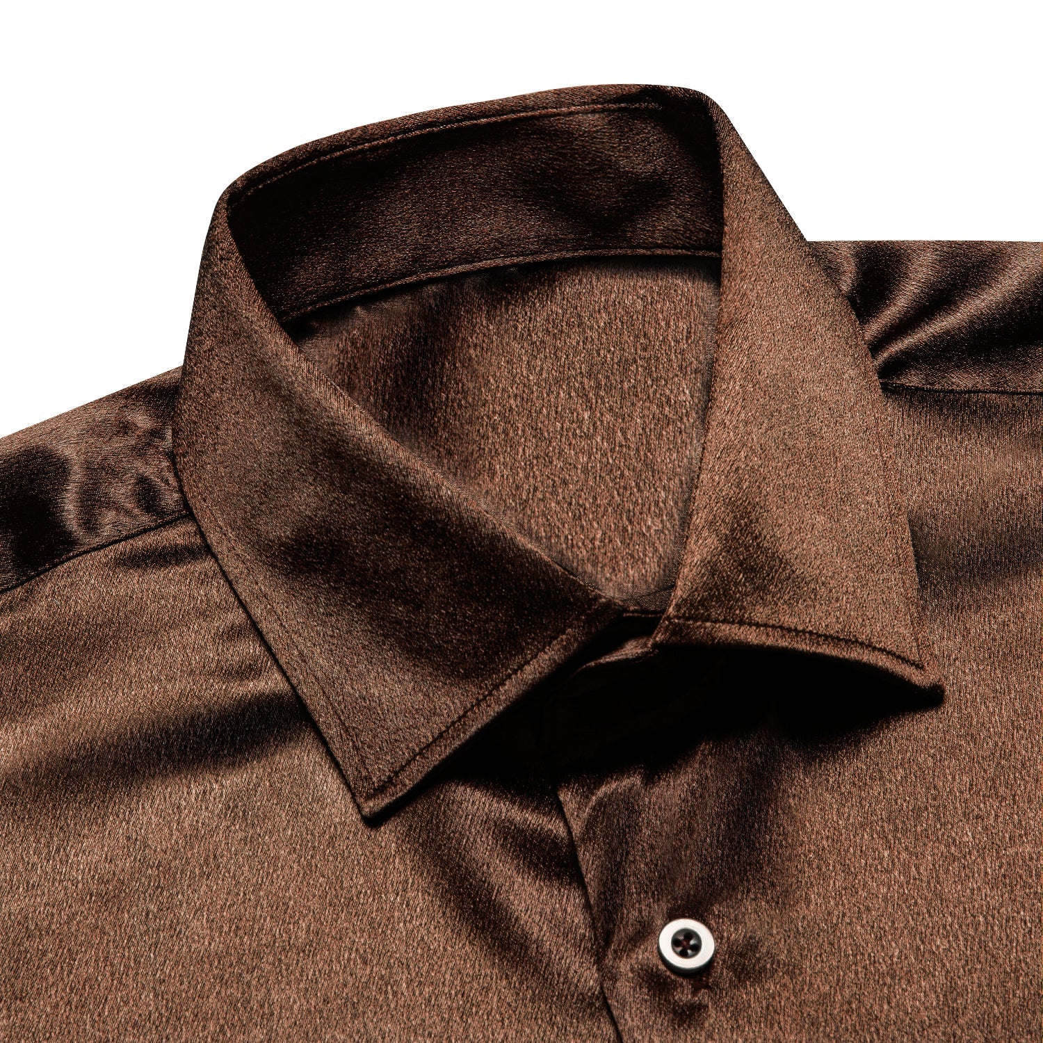 GentCrest Brown Solid Shirt - Image 4