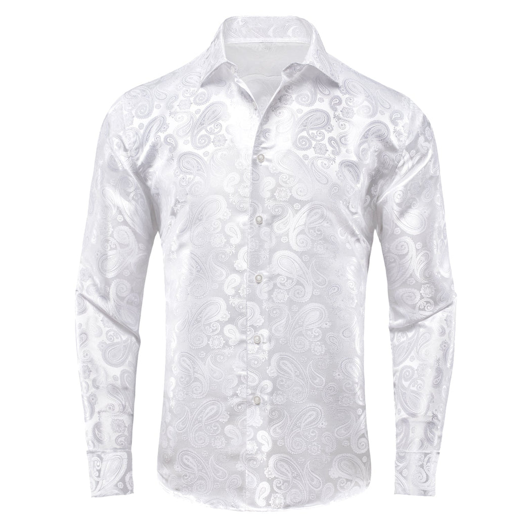 GentCrest White Paisley Shirt - Image 2