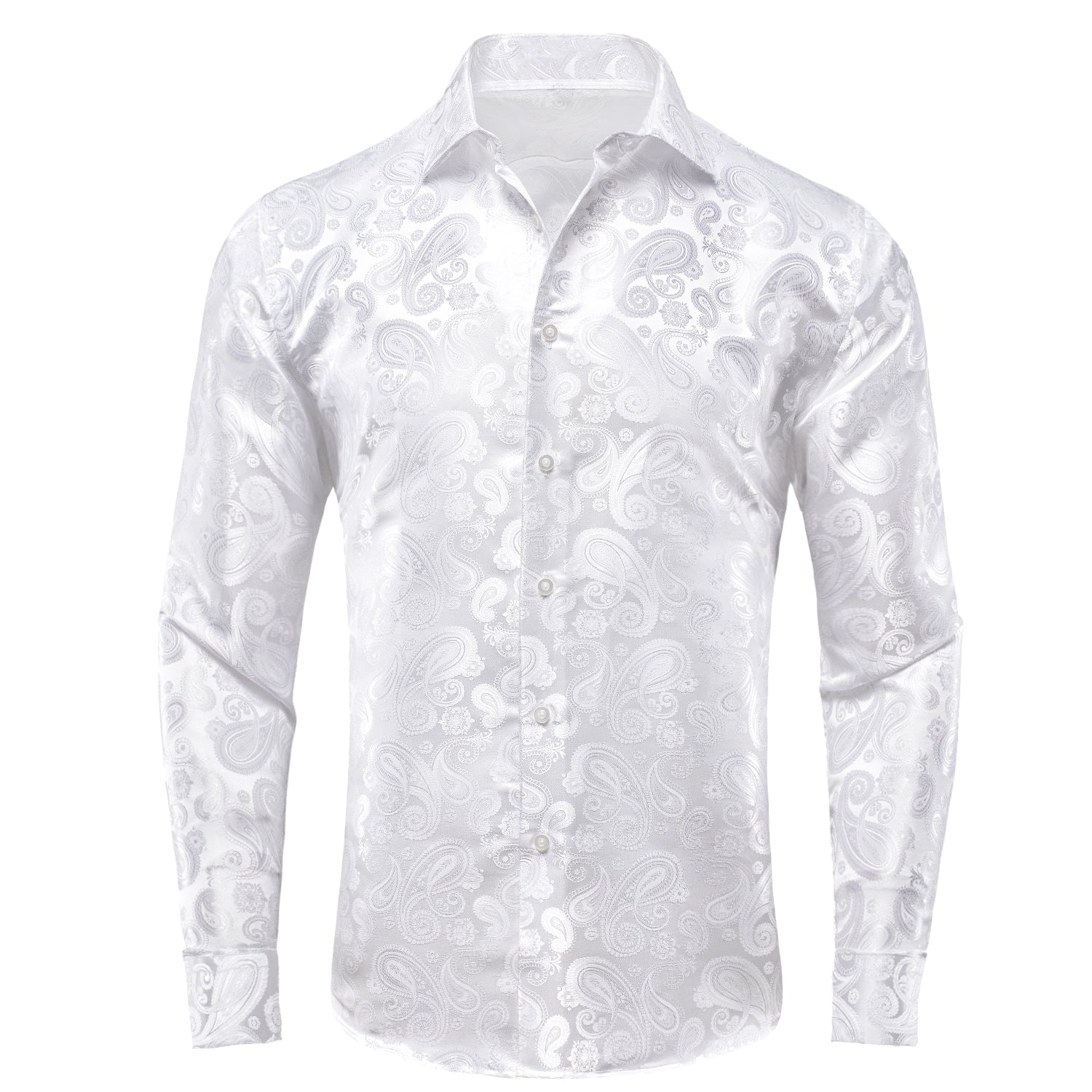 GentCrest White Paisley Shirt - Image 2