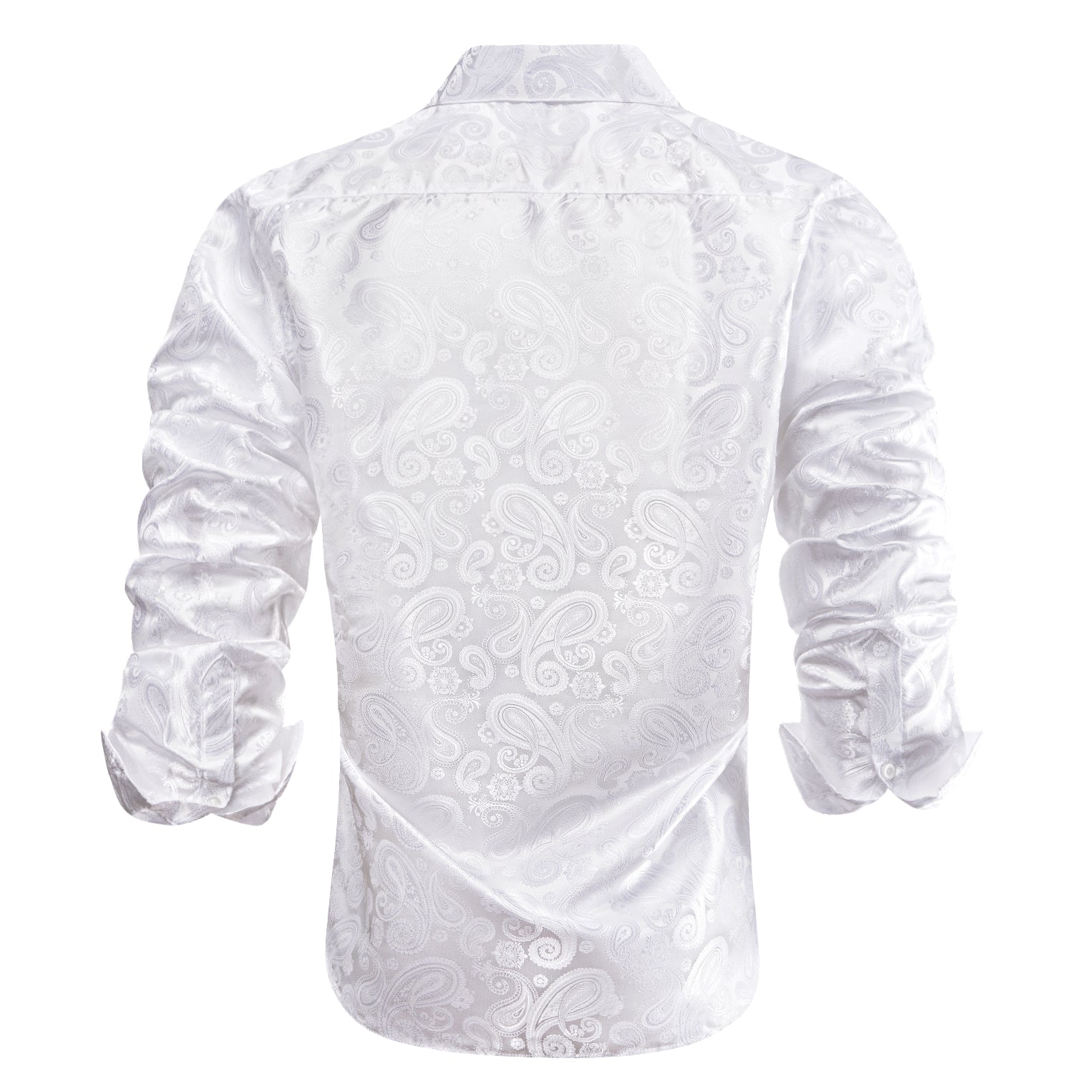 GentCrest White Paisley Shirt - Image 4
