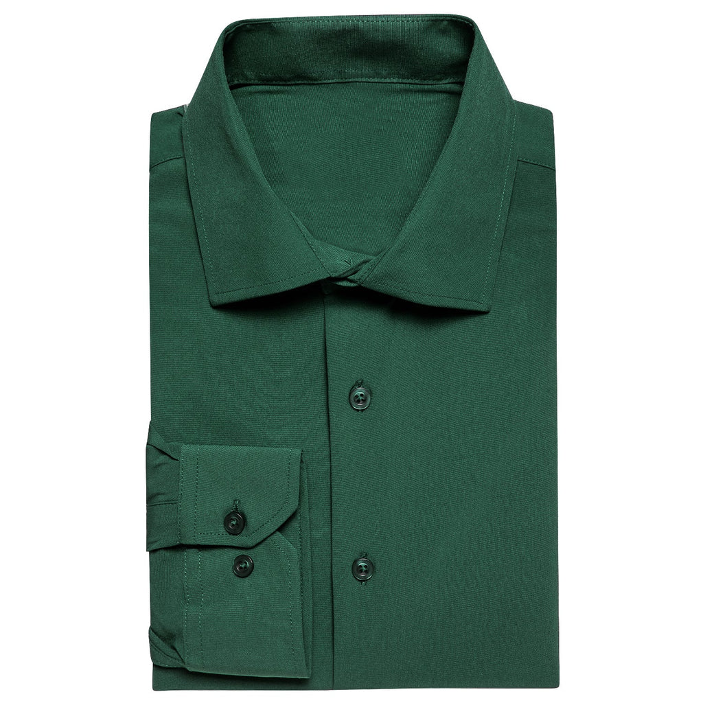 GentCrest Green Solid Shirt - Image 3