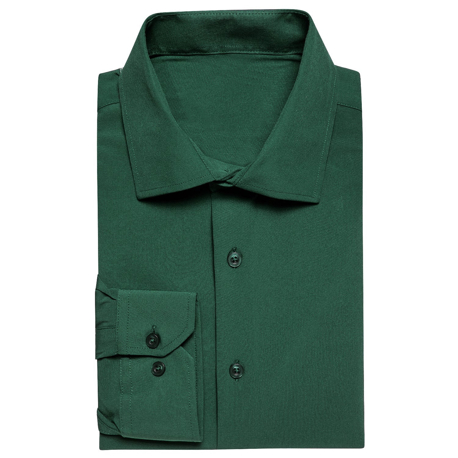 GentCrest Green Solid Shirt - Image 3