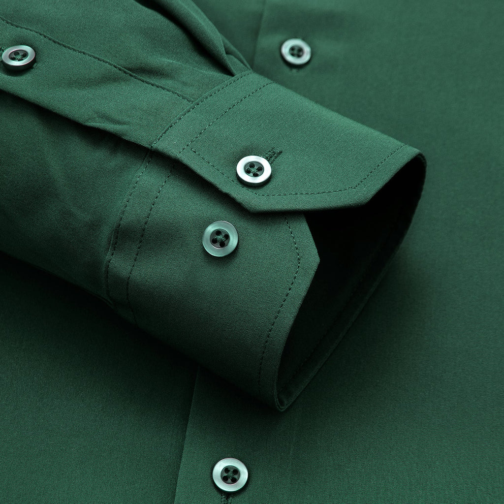 GentCrest Green Solid Shirt - Image 4