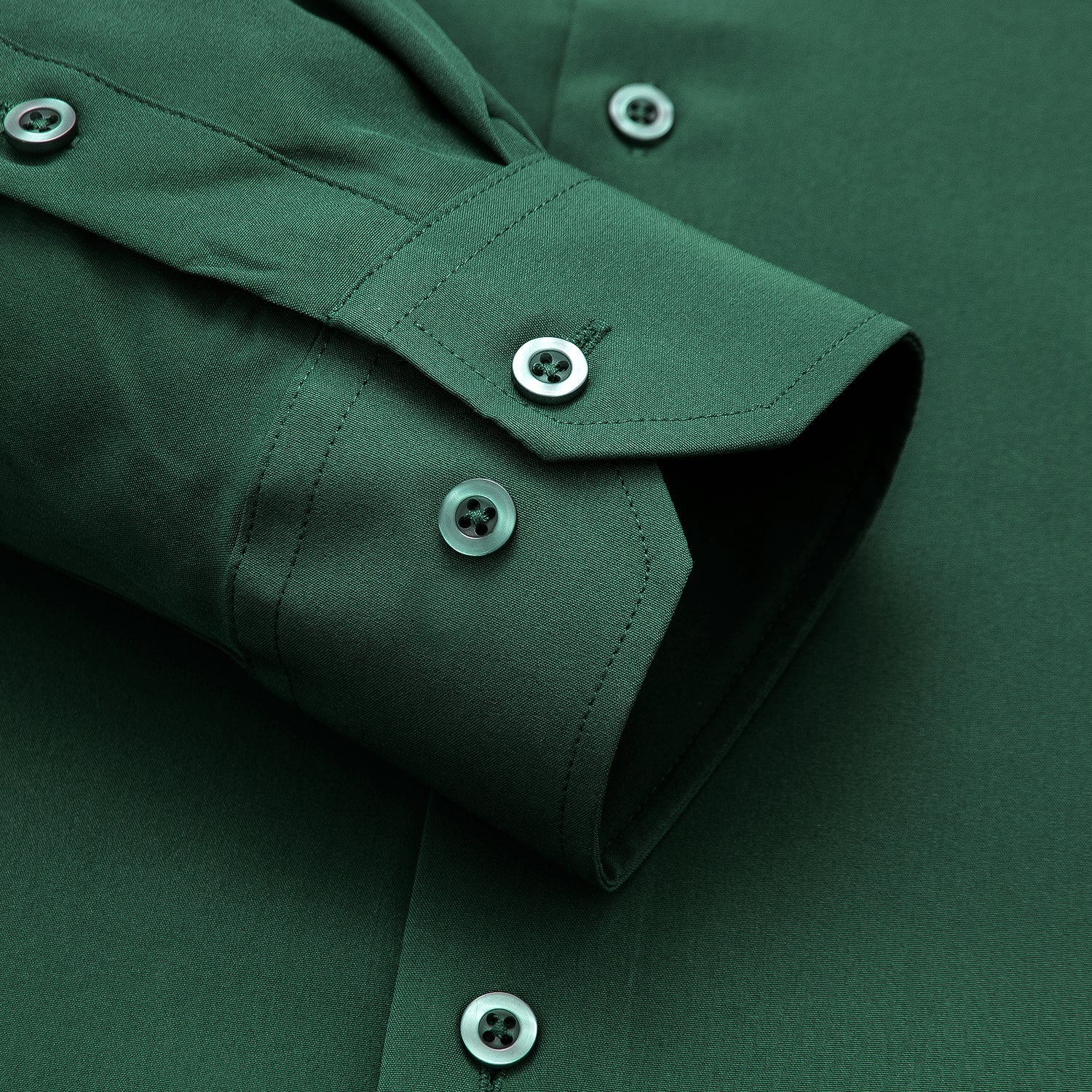 GentCrest Green Solid Shirt - Image 4