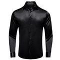 GentCrest Black Solid Shirt - Image 1