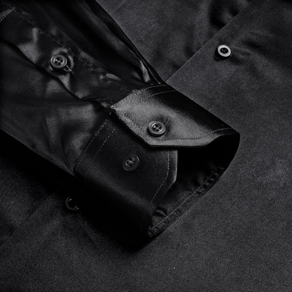 GentCrest Black Solid Shirt - Image 5