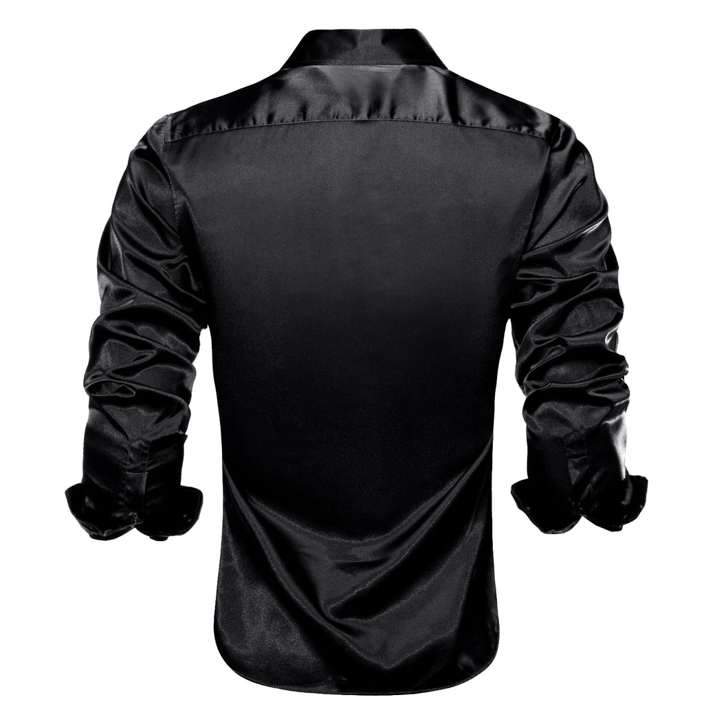 GentCrest Black Solid Shirt - Image 2