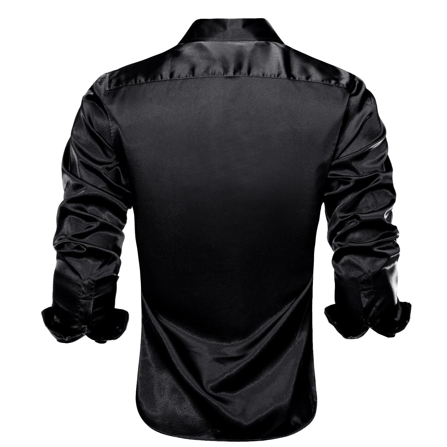 GentCrest Black Solid Shirt - Image 2