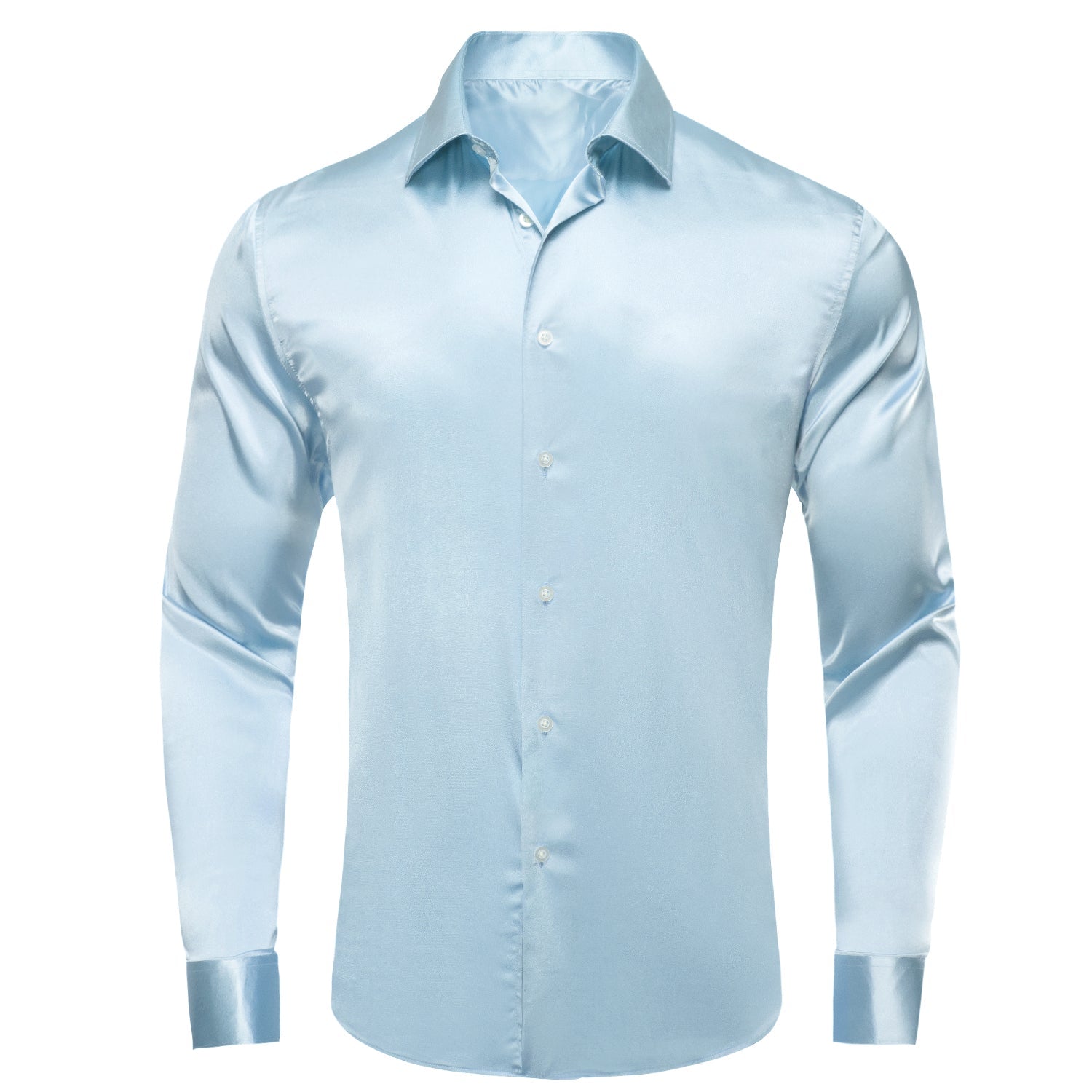 GentCrest Blue Solid Shirt - Image 1