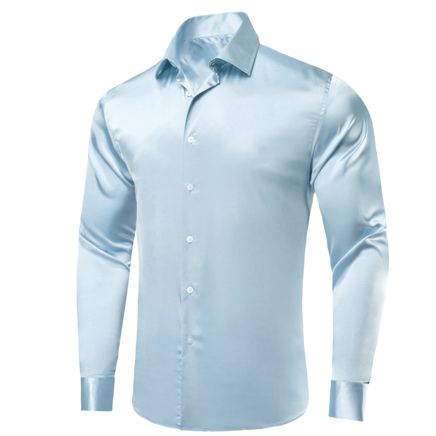GentCrest Blue Solid Shirt - Image 2