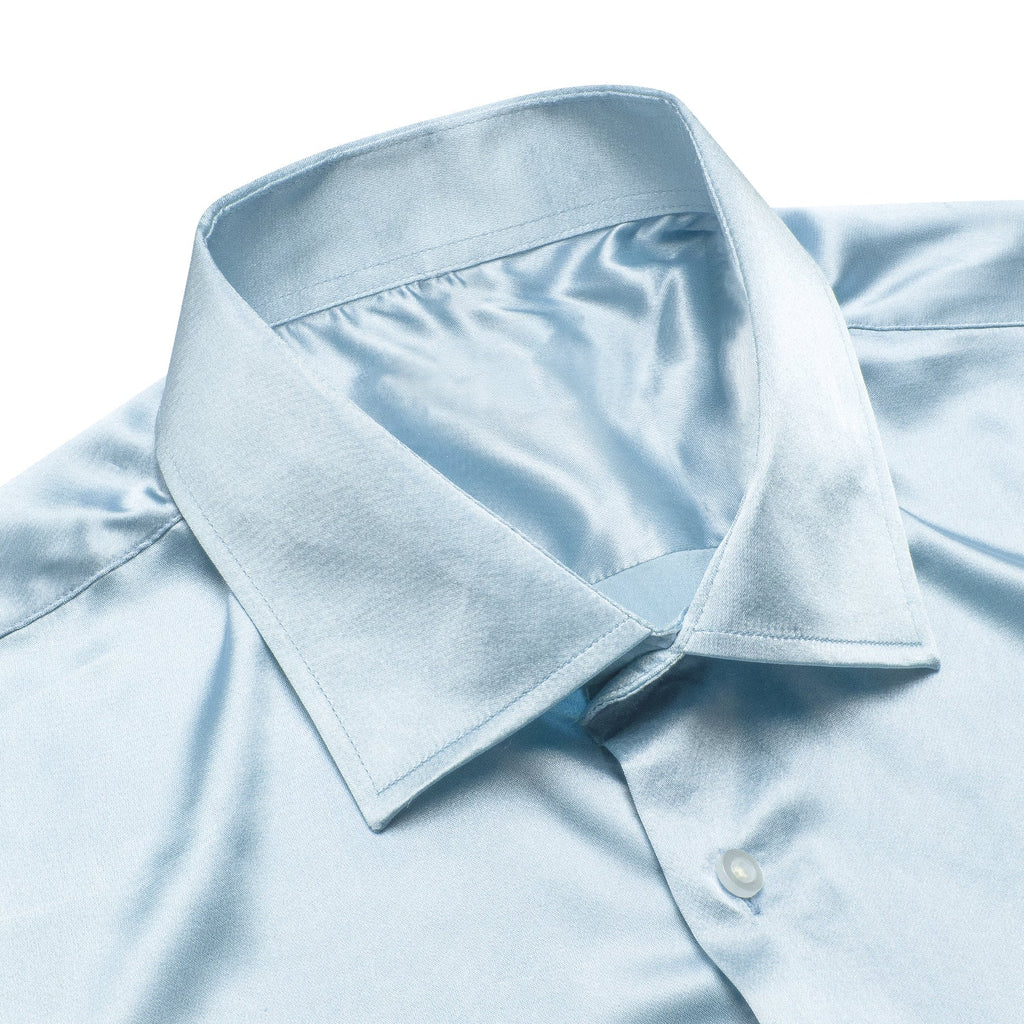 GentCrest Blue Solid Shirt - Image 4