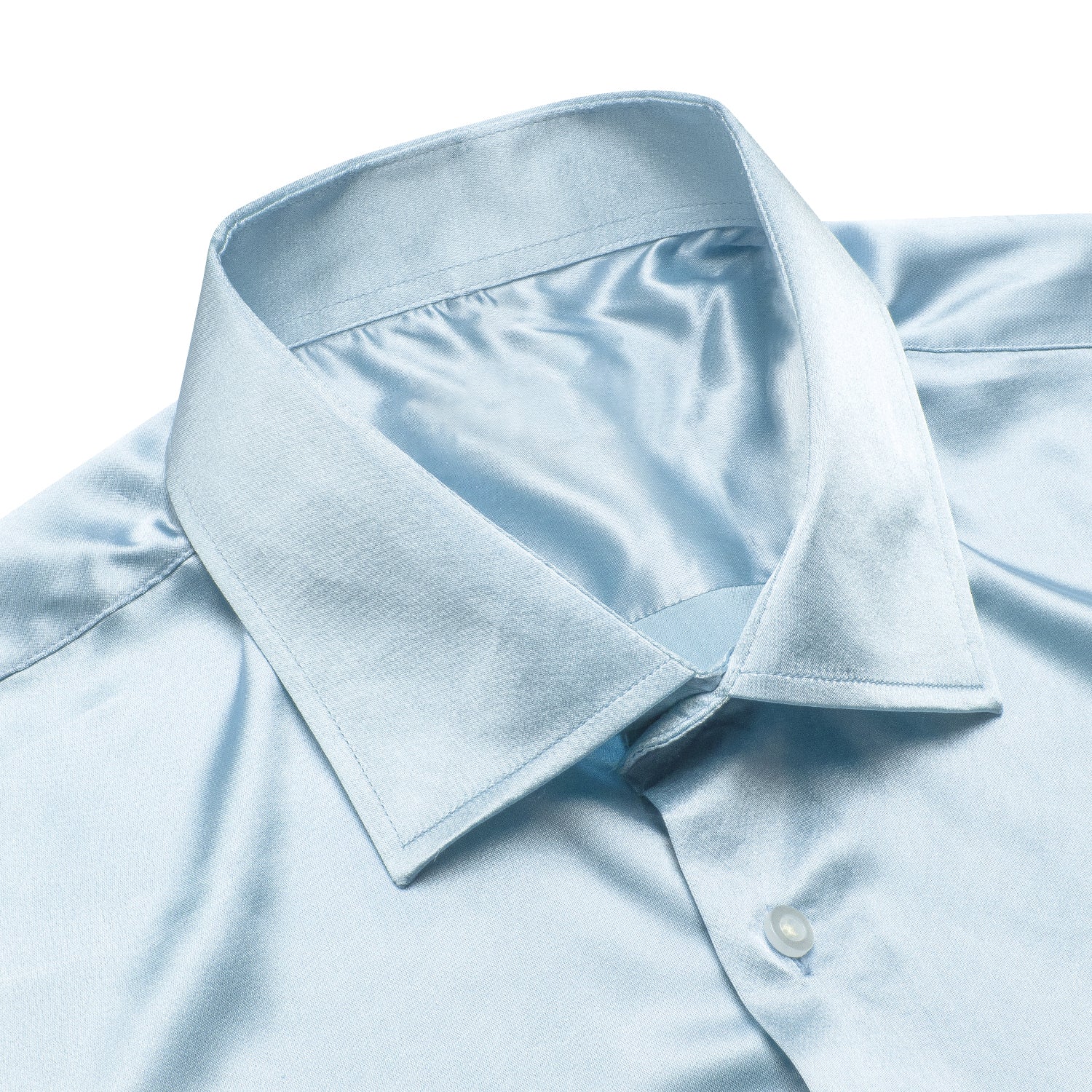 GentCrest Blue Solid Shirt - Image 4