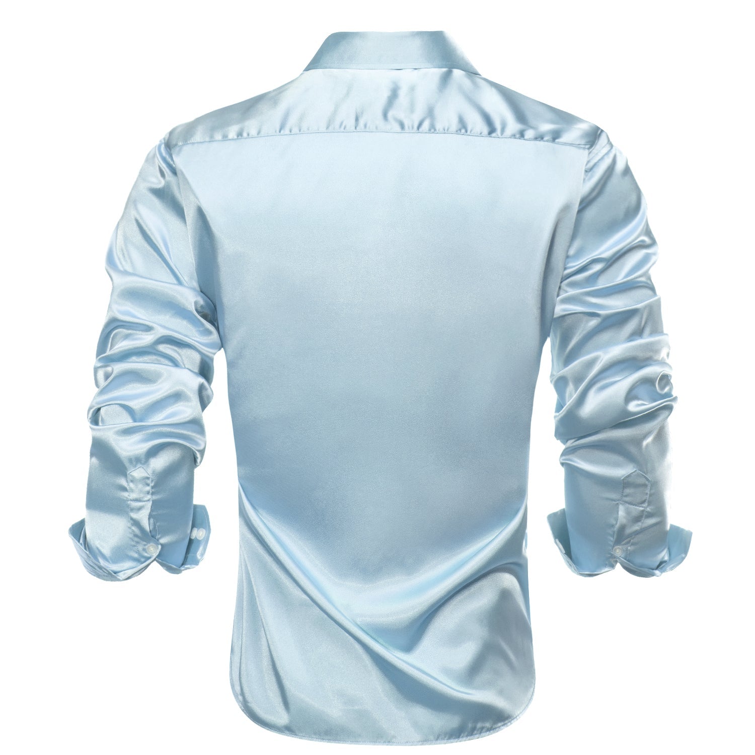 GentCrest Blue Solid Shirt - Image 3