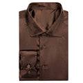 GentCrest Brown Solid Shirt - Image 1