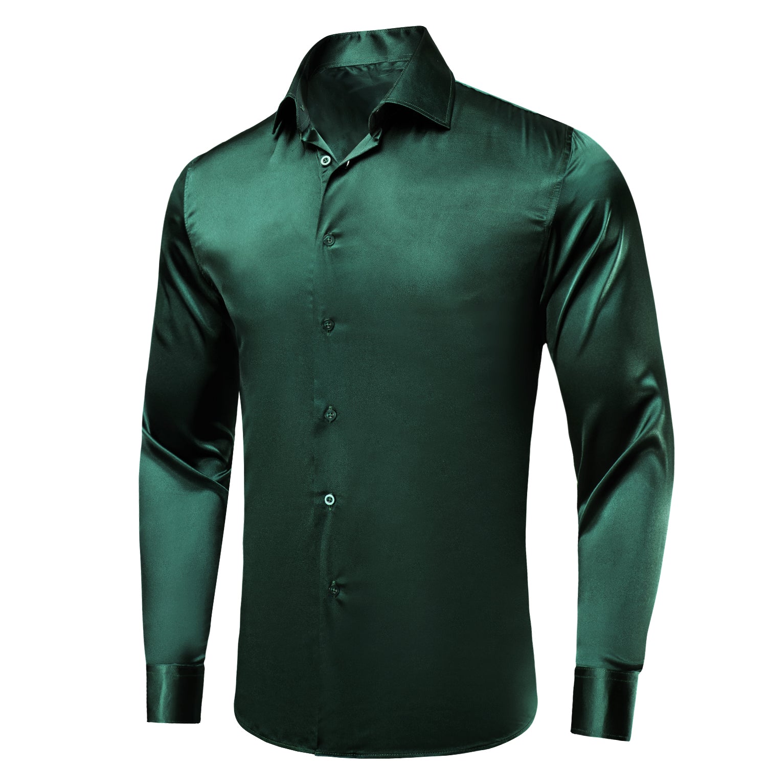 GentCrest Green Solid Shirt - Image 2