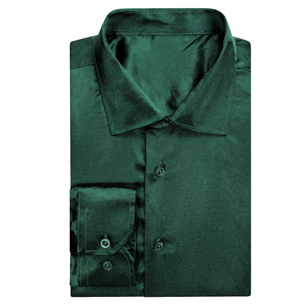 GentCrest Green Solid Shirt - Image 3