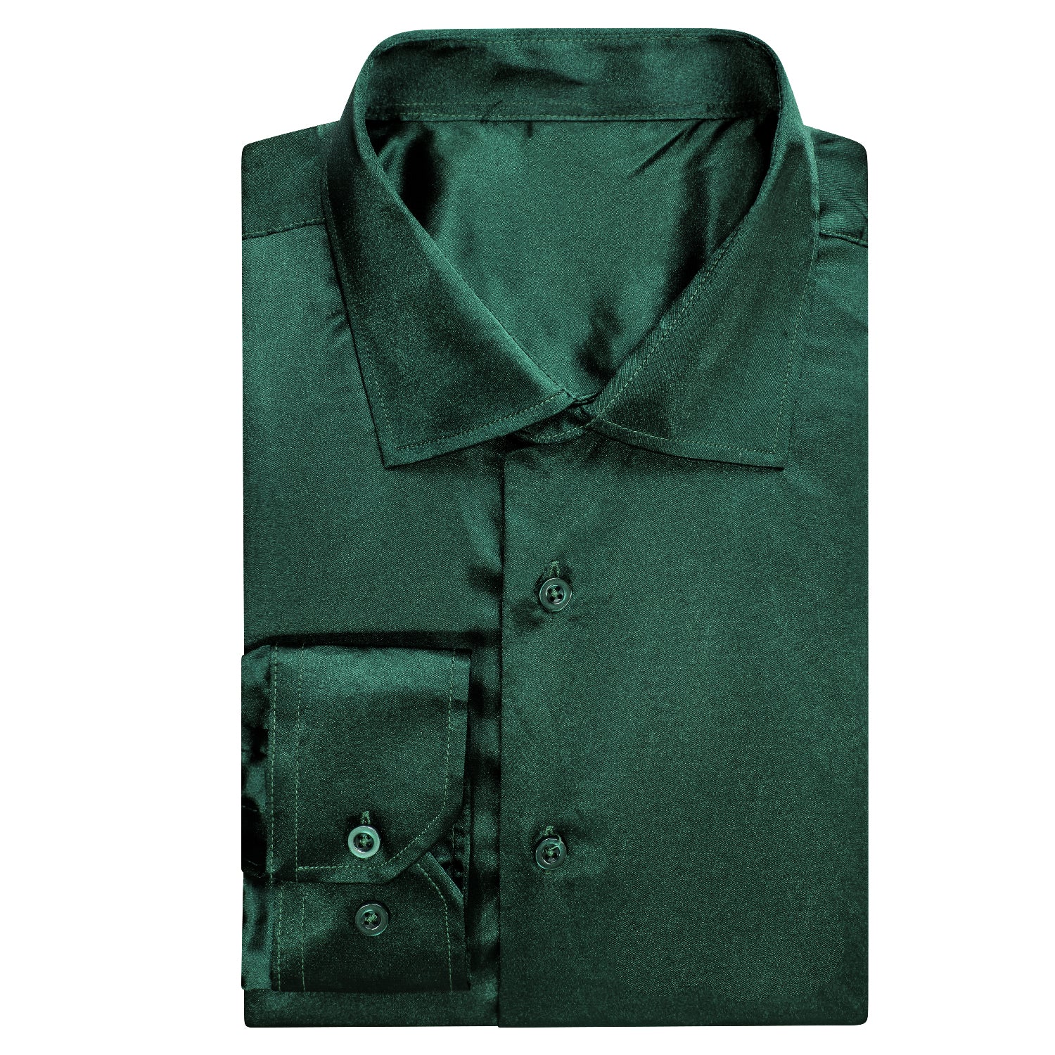 GentCrest Green Solid Shirt - Image 3