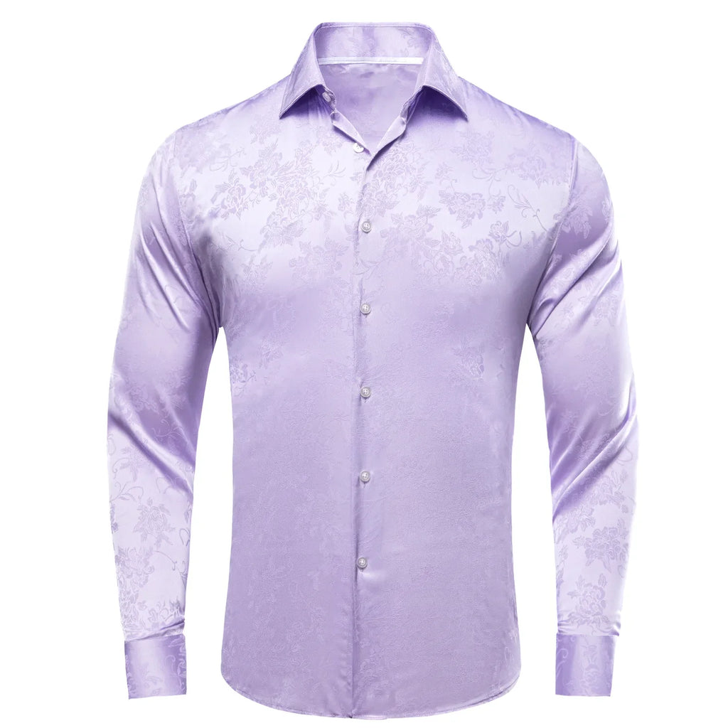 Lavender Floral Dress Shirt - GentCrest