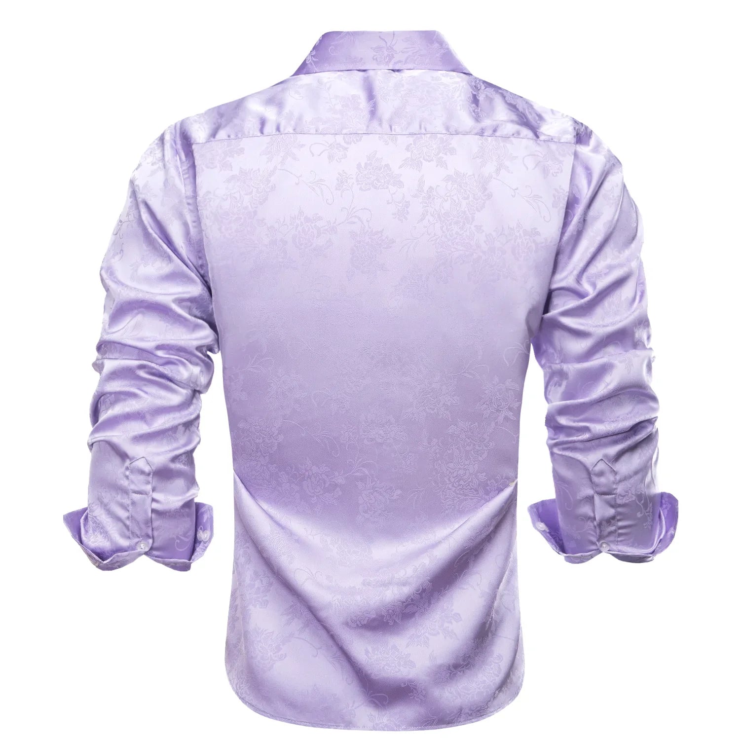 Lavender Floral Dress Shirt - GentCrest - View 6