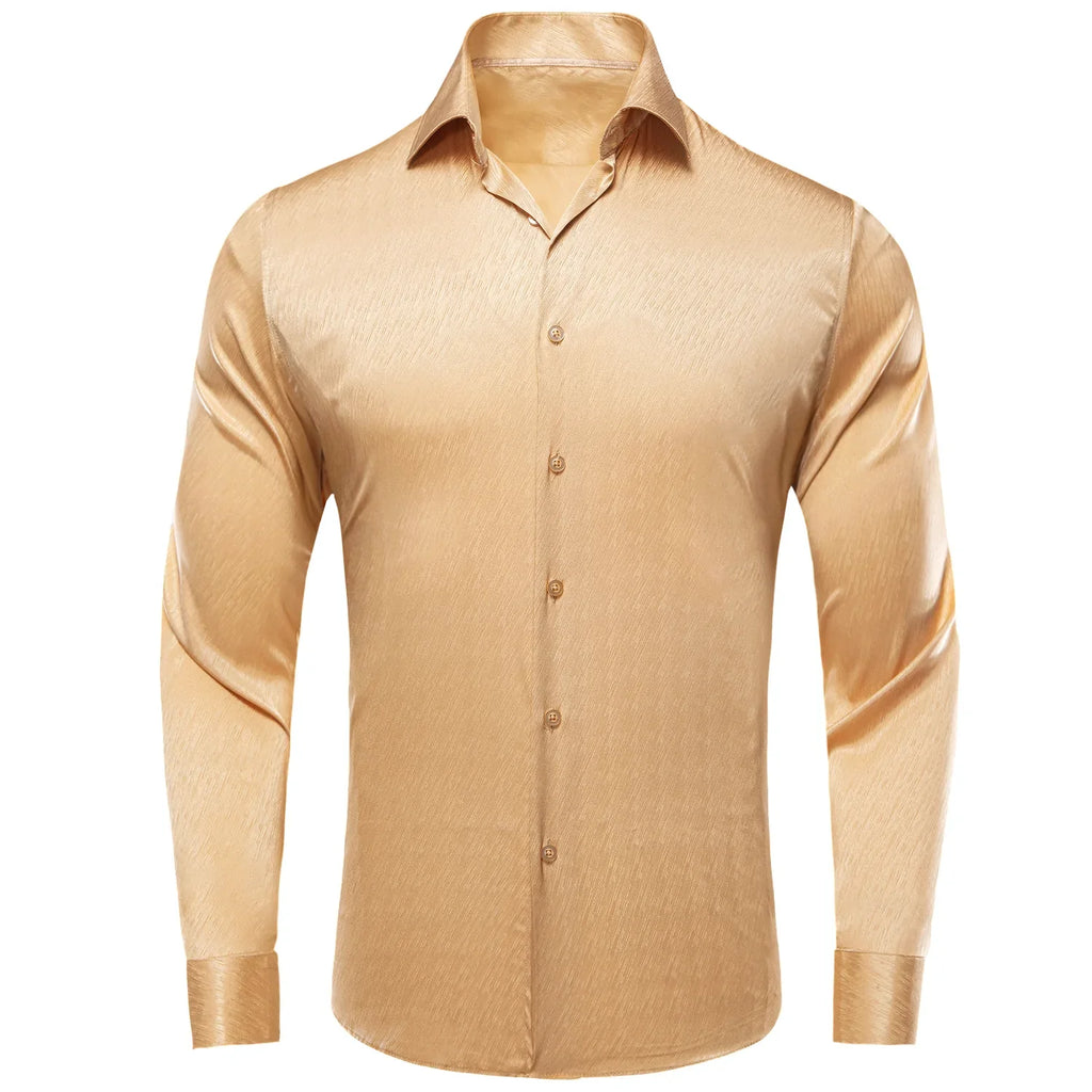 Beige Floral Dress Shirt - GentCrest